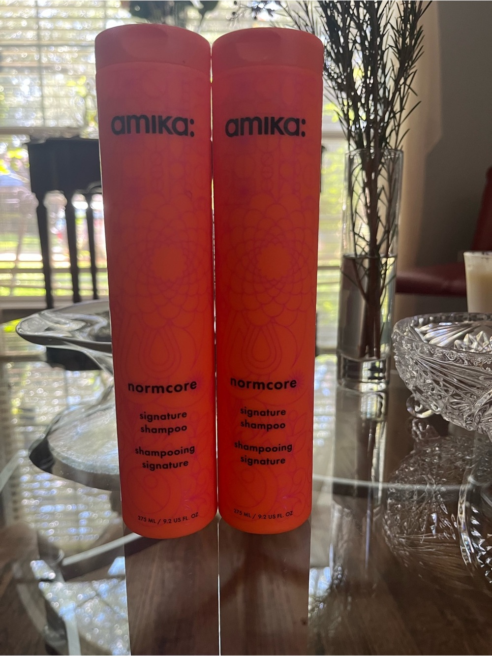 amika Normcore Signature Shampoo Bottle in Orange and Pink Gradient . A Bundle! - Picture 2 of 2